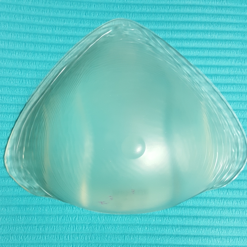 Amoena 149 Aqua Wave Breast Size 8 Mastectomy Prosthesis Color Clear No Box/Bag